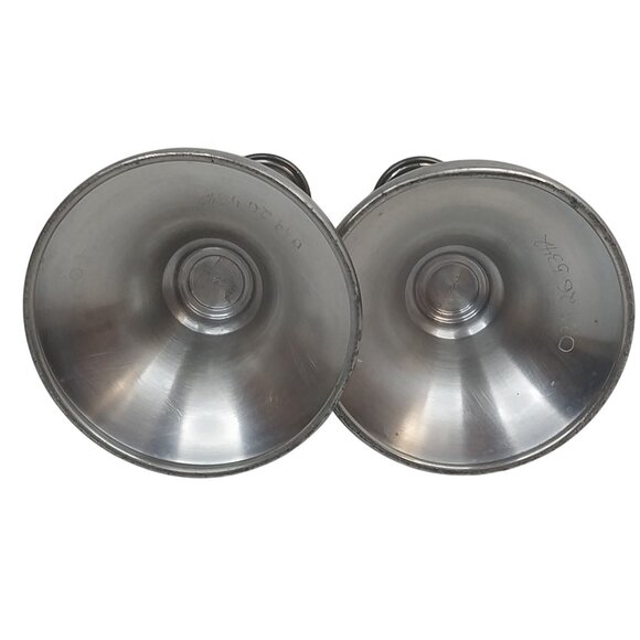 Pair Of Preisner Pewter Candlesticks Taper Candle Holders Vintage 6" - Picture 7 of 11